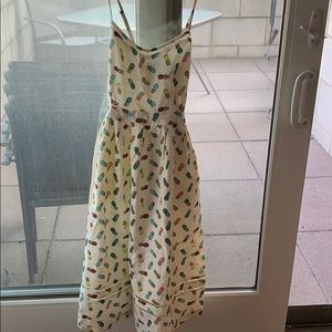 Pineapple summer dress